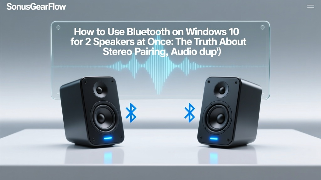 Bluetooth Dual Speakers on Windows 10: What Really Works