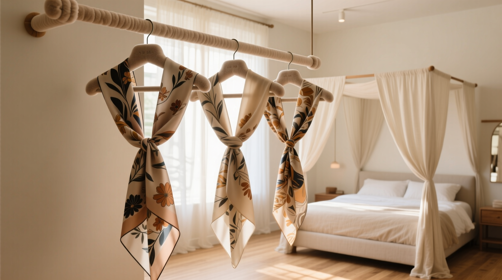 air drying silk scarves indoor vs sun risk