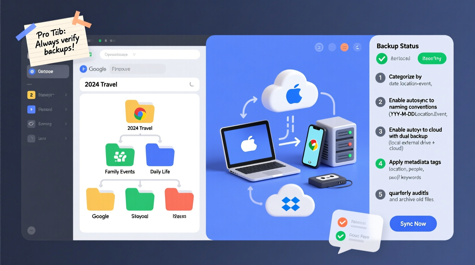 how to organize your digital photos like a pro step by step cloud and local backup