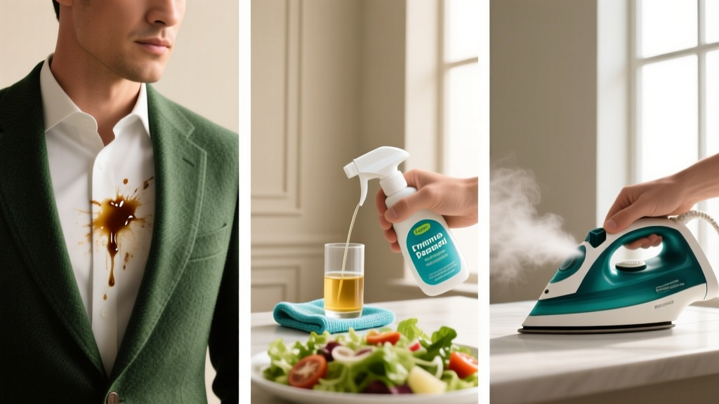 Tested: How to Get Salad Dressing Out of Suits Fast