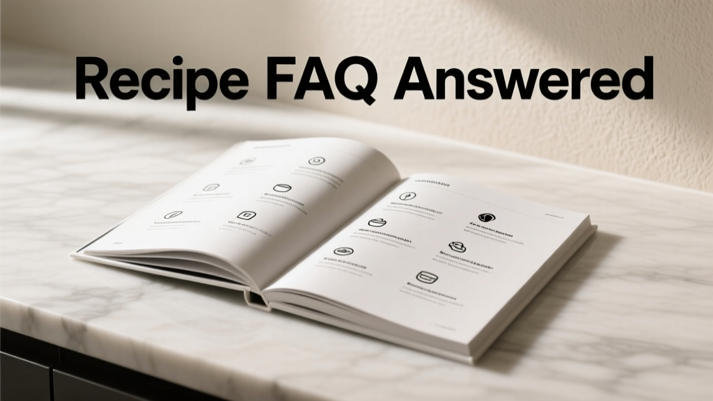 Recipe FAQ Answered: Real Kitchen Questions, Tested Solutions, and Pro Tips You Can Trust