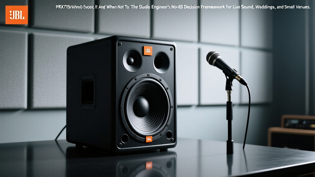 JBL PRX715 When To Choose It And When Not To: The Studio Engineer’s No-BS Decision Framework for Live Sound, Weddings, and Small Venues