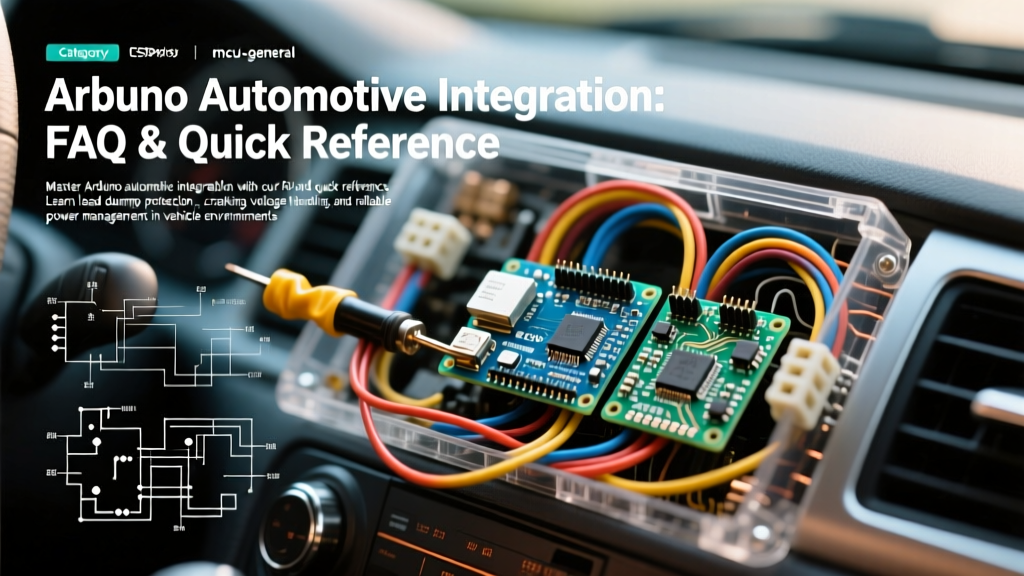 Arduino Automotive Integration: FAQ & Quick Reference