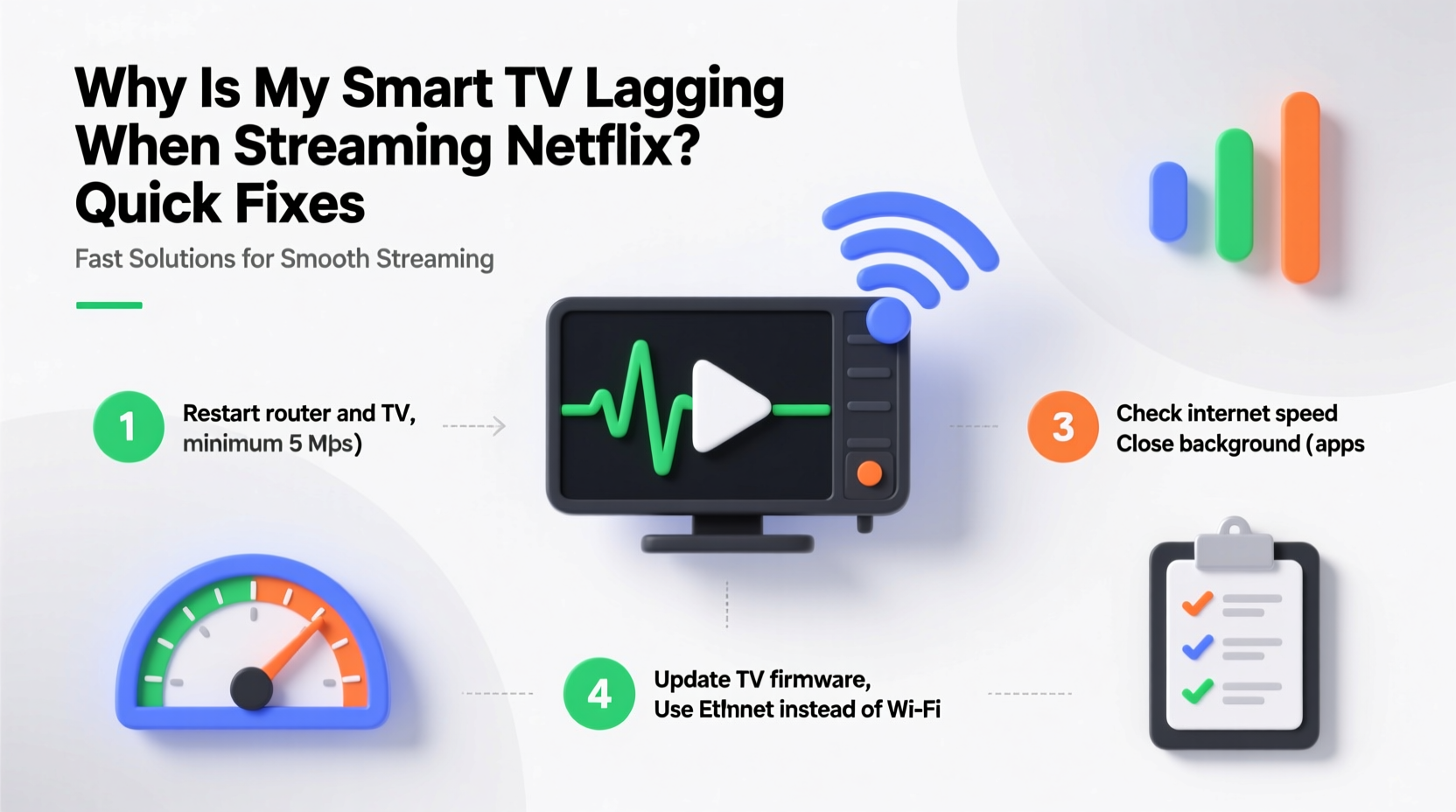 why is my smart tv lagging when streaming netflix quick fixes