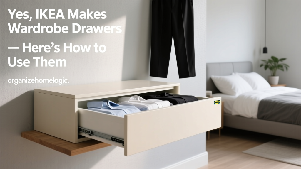 Yes, IKEA Makes Wardrobe Drawers — Here’s How to Use Them
