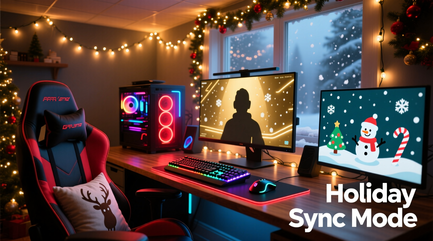 how to sync your rgb gaming setup with christmas lights for immersive holiday vibes