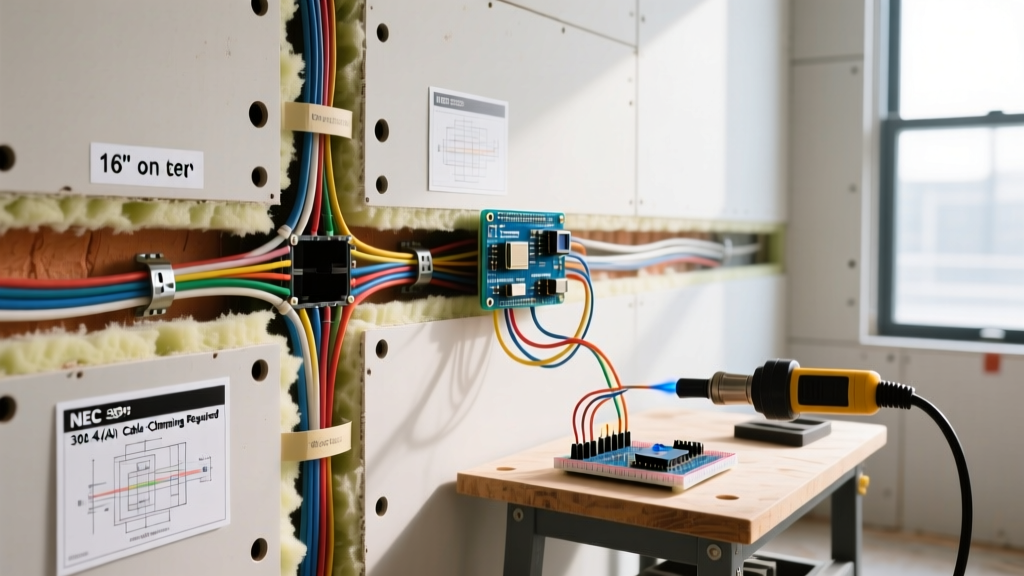 Stud Wall Electrical Wiring: NEC Inspection & Compliance Guide