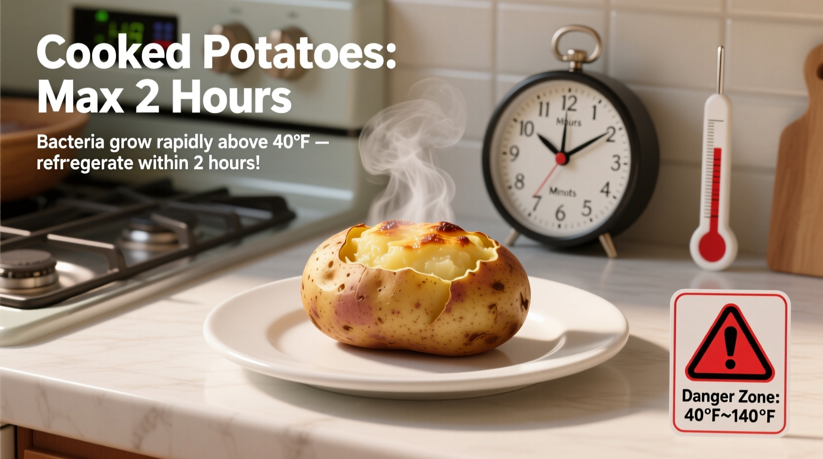 How Long Can Cooked Potatoes Sit Out Safely? (2-Hour Rule)