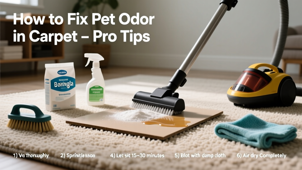 How to Fix Pet Odor in Carpet: DIY Steps & Pro Tips