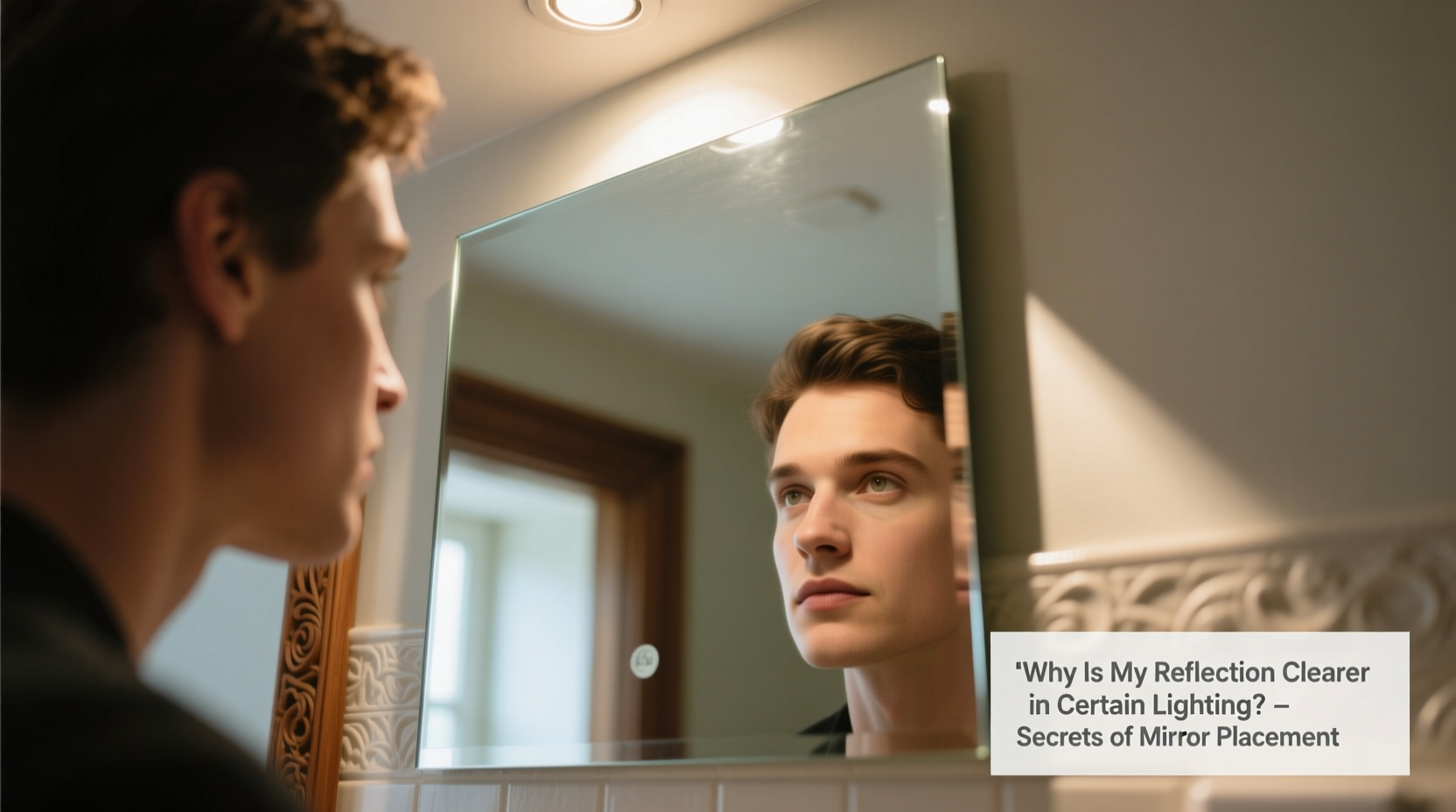 why is my reflection clearer in certain lighting secrets of mirror placement