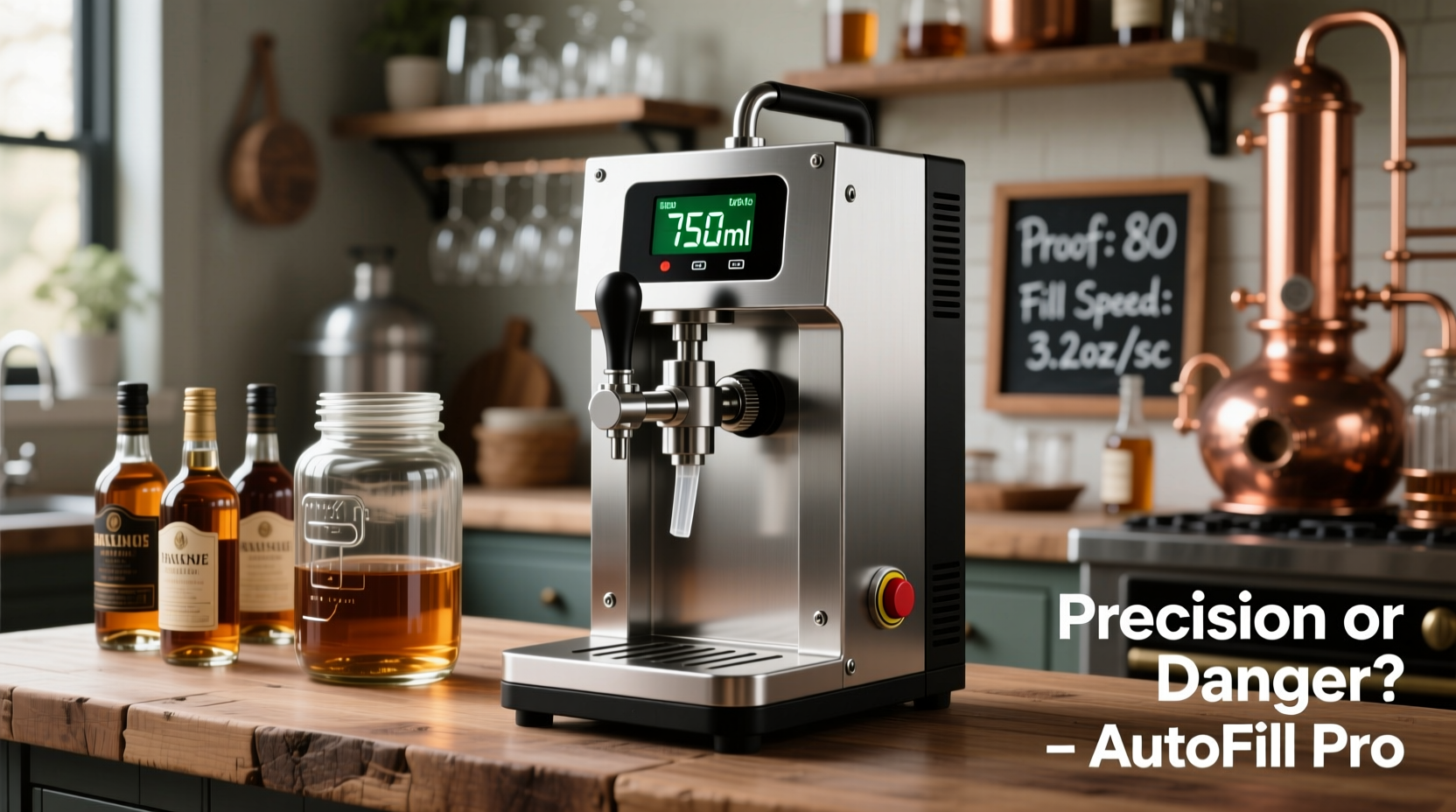 automatic bottle filler for home distillers precise or dangerous