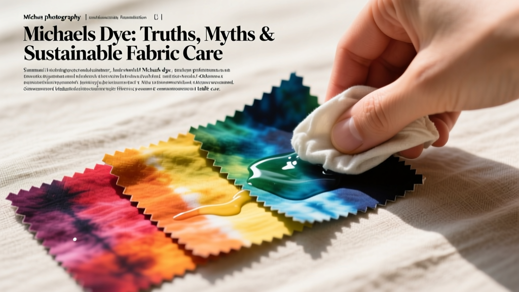 Michaels Dye: Truths, Myths & Sustainable Fabric Care