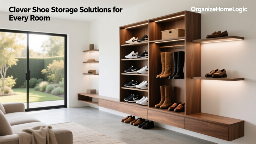 Clever Shoe Storage Solutions for Every Room