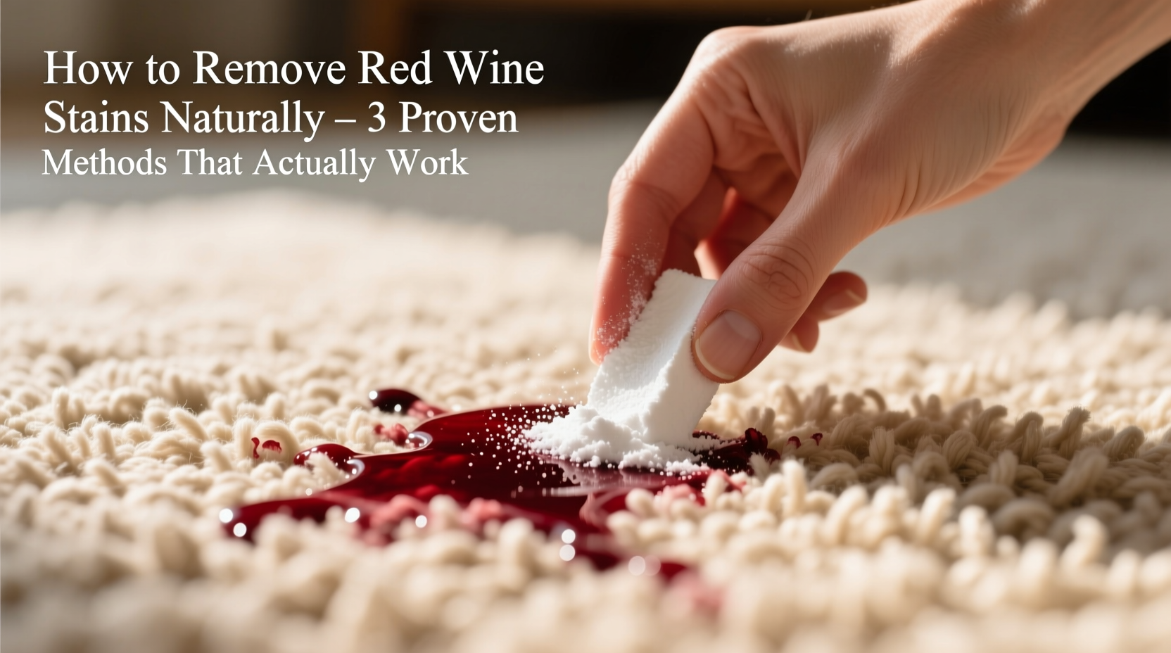 how to remove red wine stains from carpet natural methods that actually work