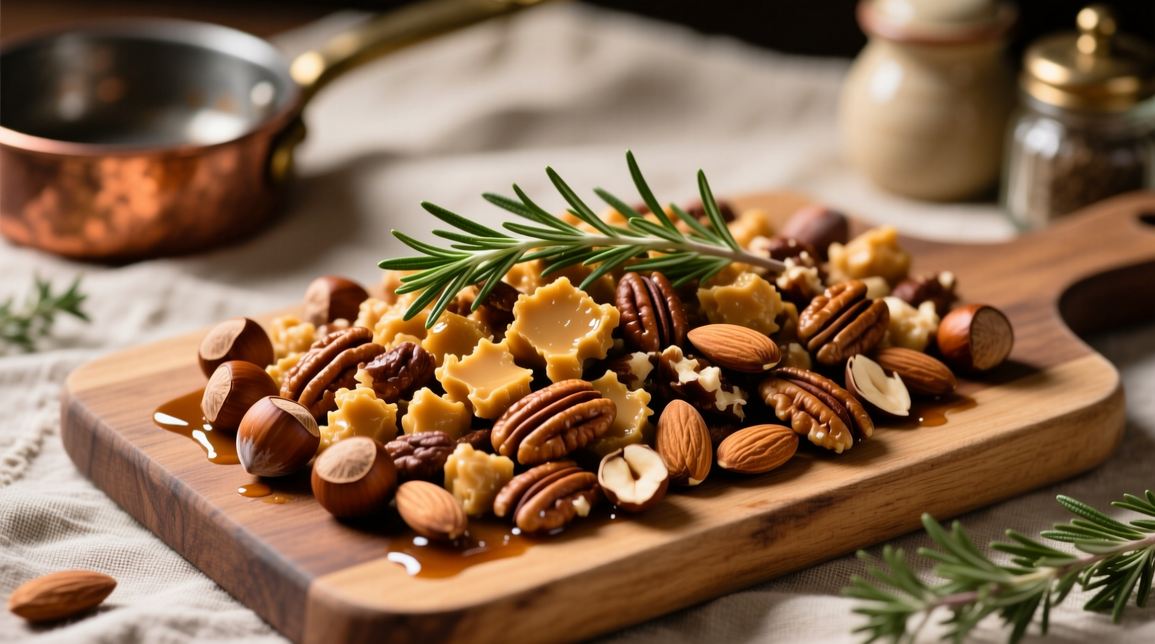 brown butter nut mix rosemary and thyme