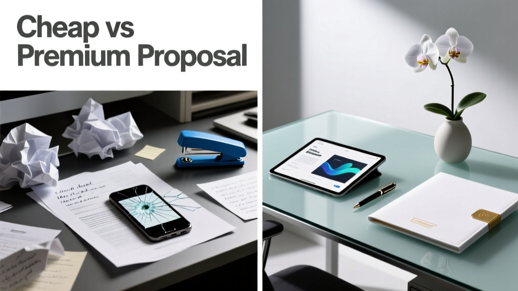 Cheap vs Premium Proposal: What Actually Impacts Client Conversion and Long-Term Value?