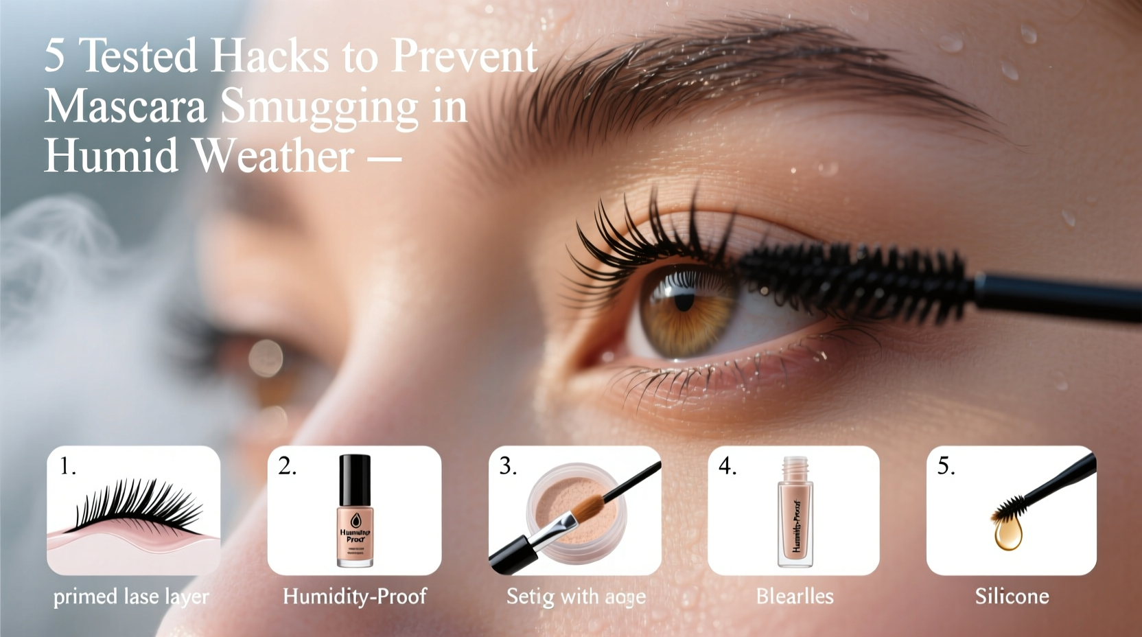 how to prevent mascara from smudging in humid weather tested hacks