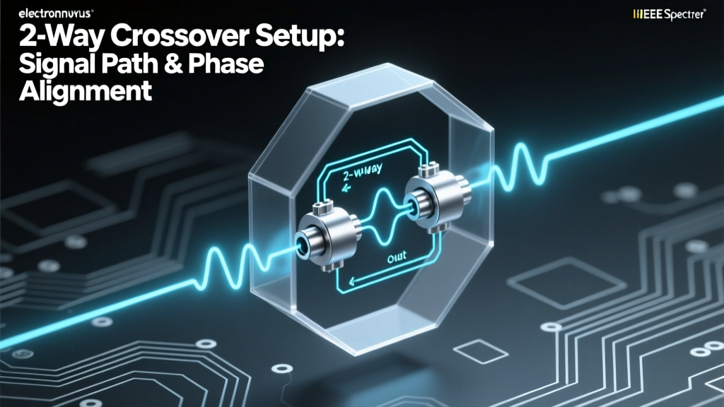 2-Way Crossover Setup: Signal Path & Phase Alignment