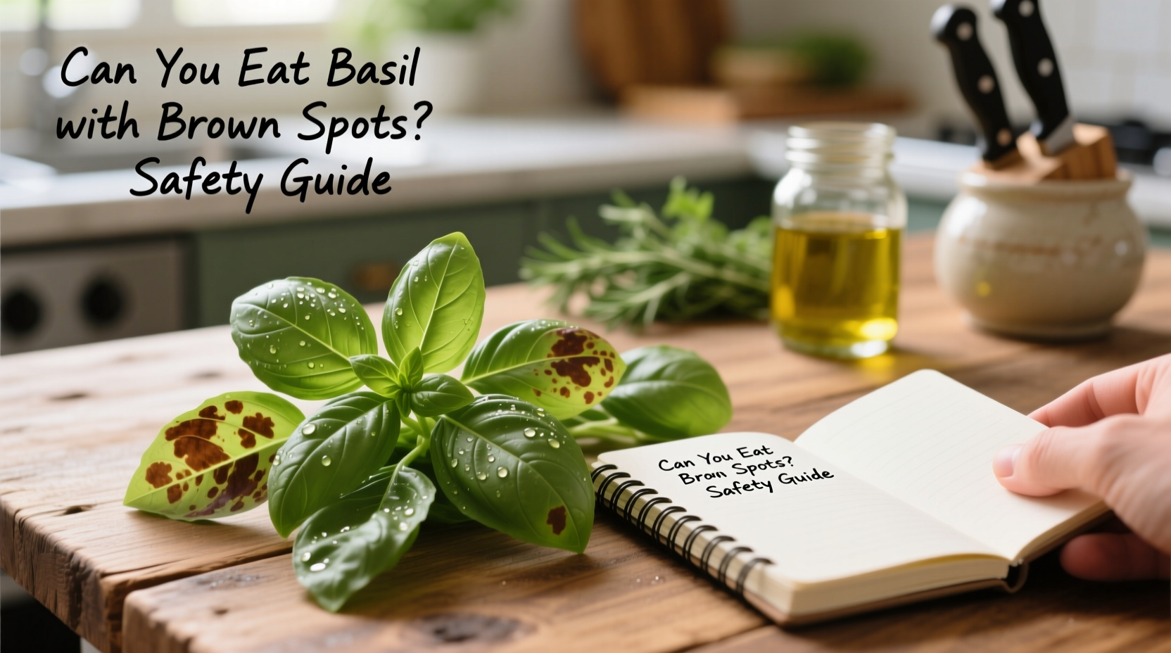 Is Brown Spotted Basil Safe? | TheHomeSprouts