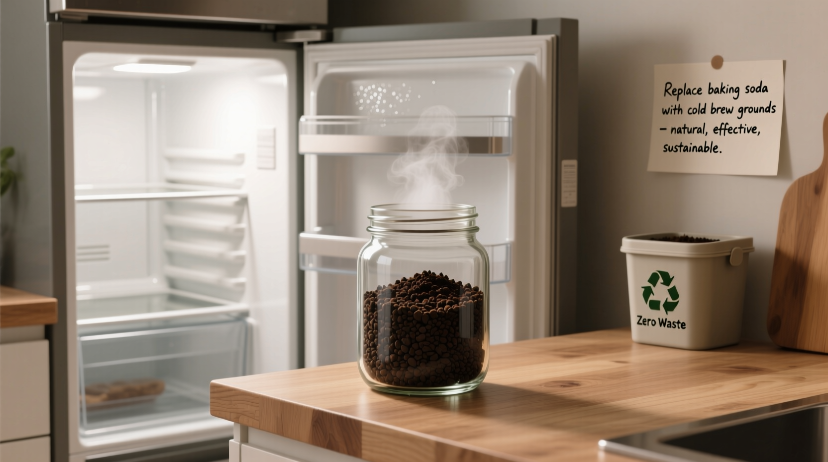 cold brew grounds as fridge deodorizer fact or myth