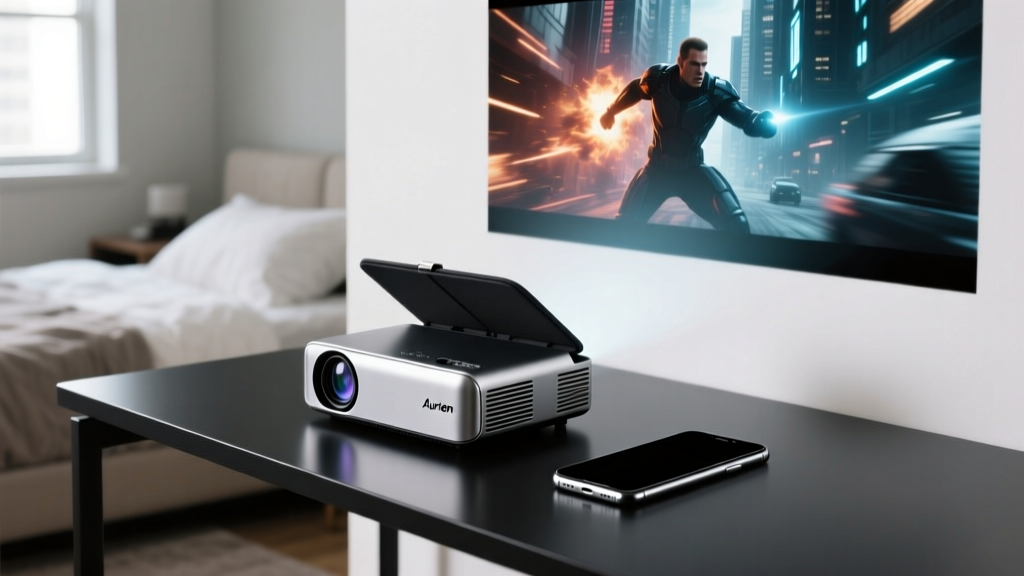 Aurzen Zip Tri Fold Portable Mini Projector Specs: What Numbers Mean