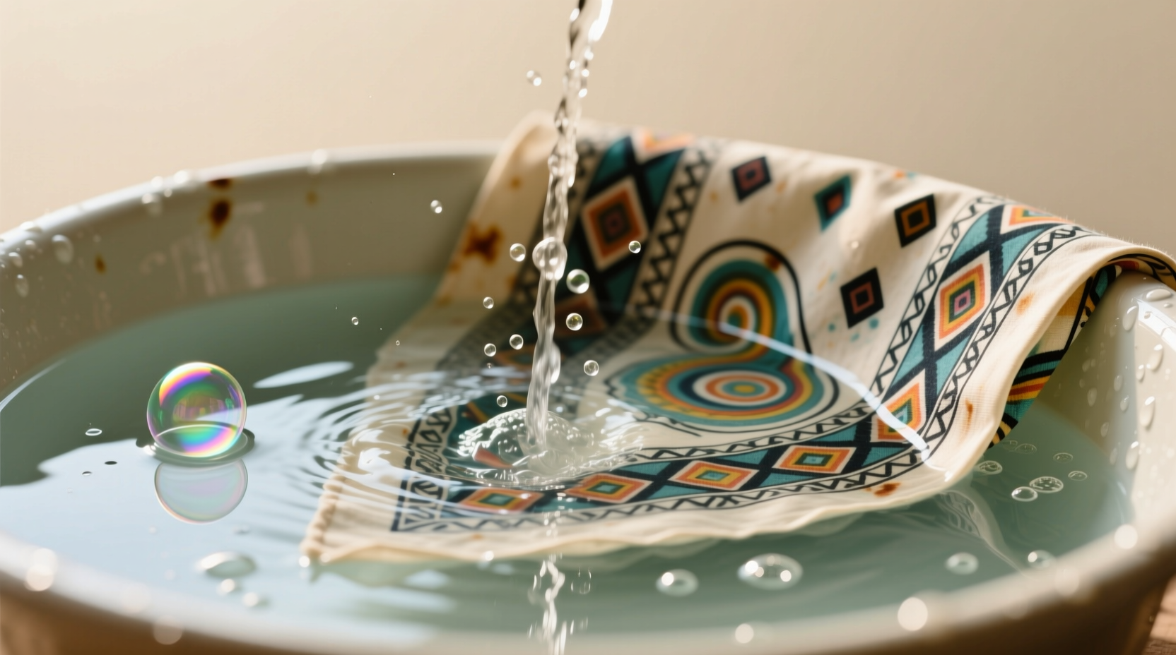 how to clean vintage bandanas without bleeding ink