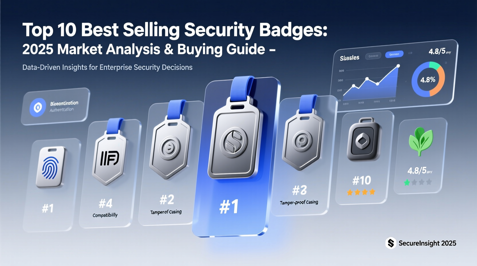 best selling security badge