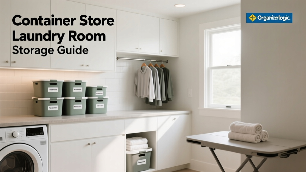 Container Store Laundry Room Storage Guide