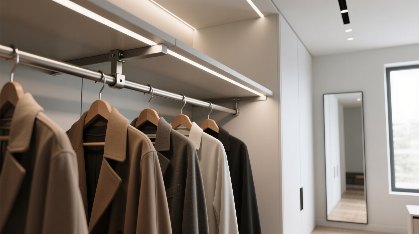 closet rod extender worth it for tall coats