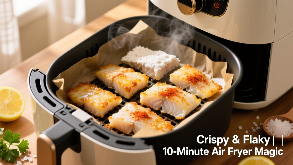 Best Frozen Cod Fillet Air Fryer Recipe (Crispy & Flaky!)