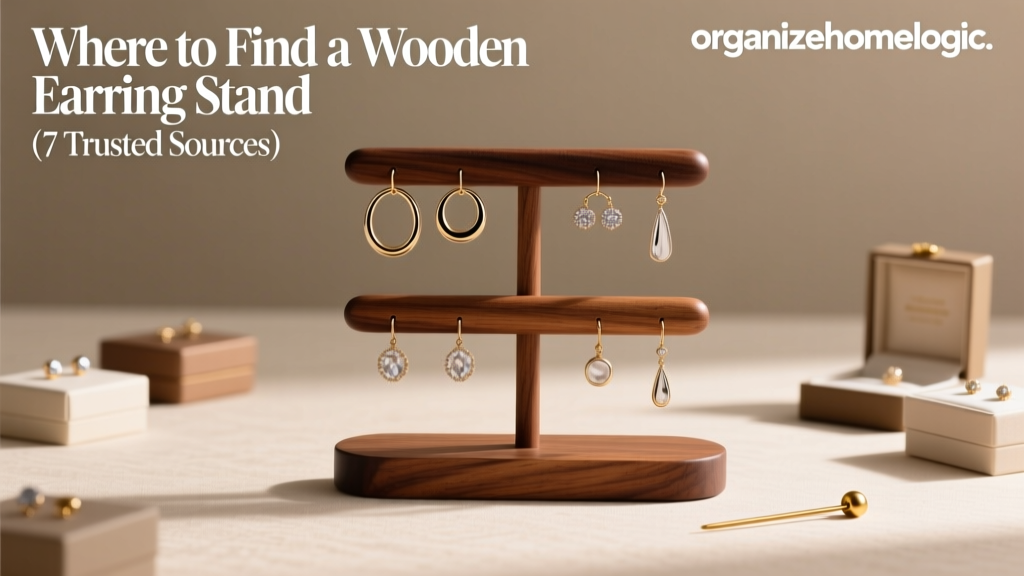 Where to Find a Wooden Earring Stand (7 Trusted Sources)