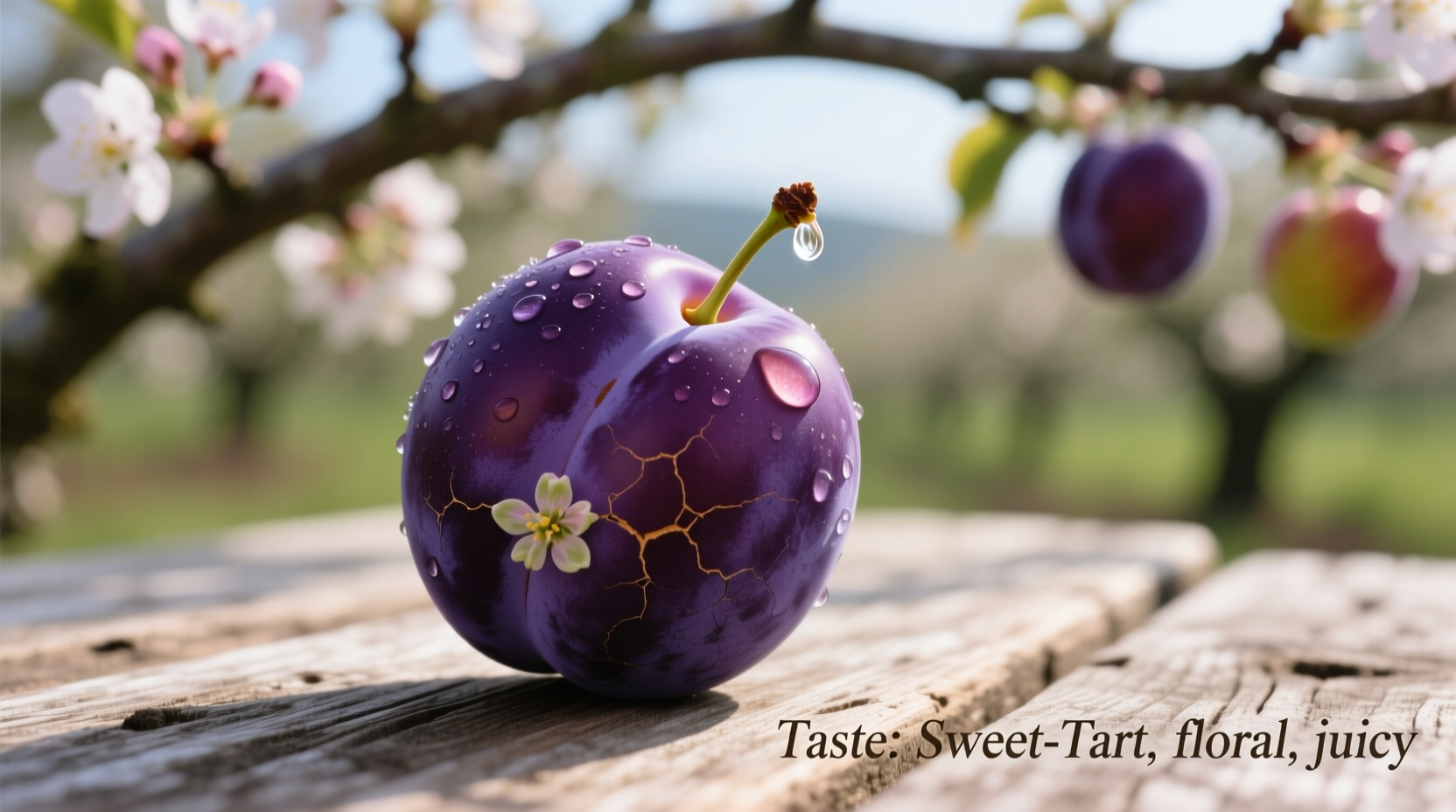 what do plums taste like