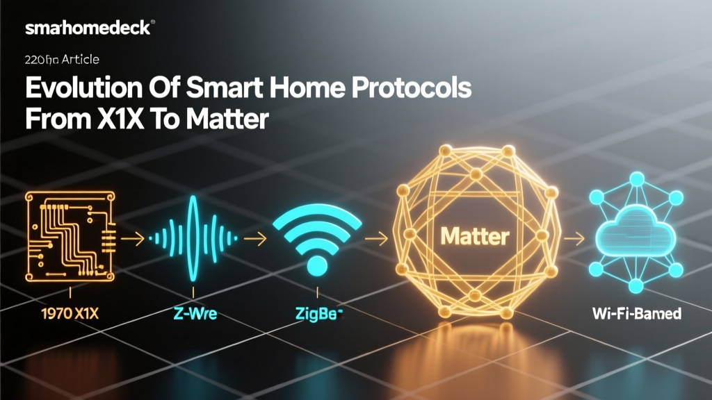 Evolution Of Smart Home Protocols From X10 To Matter