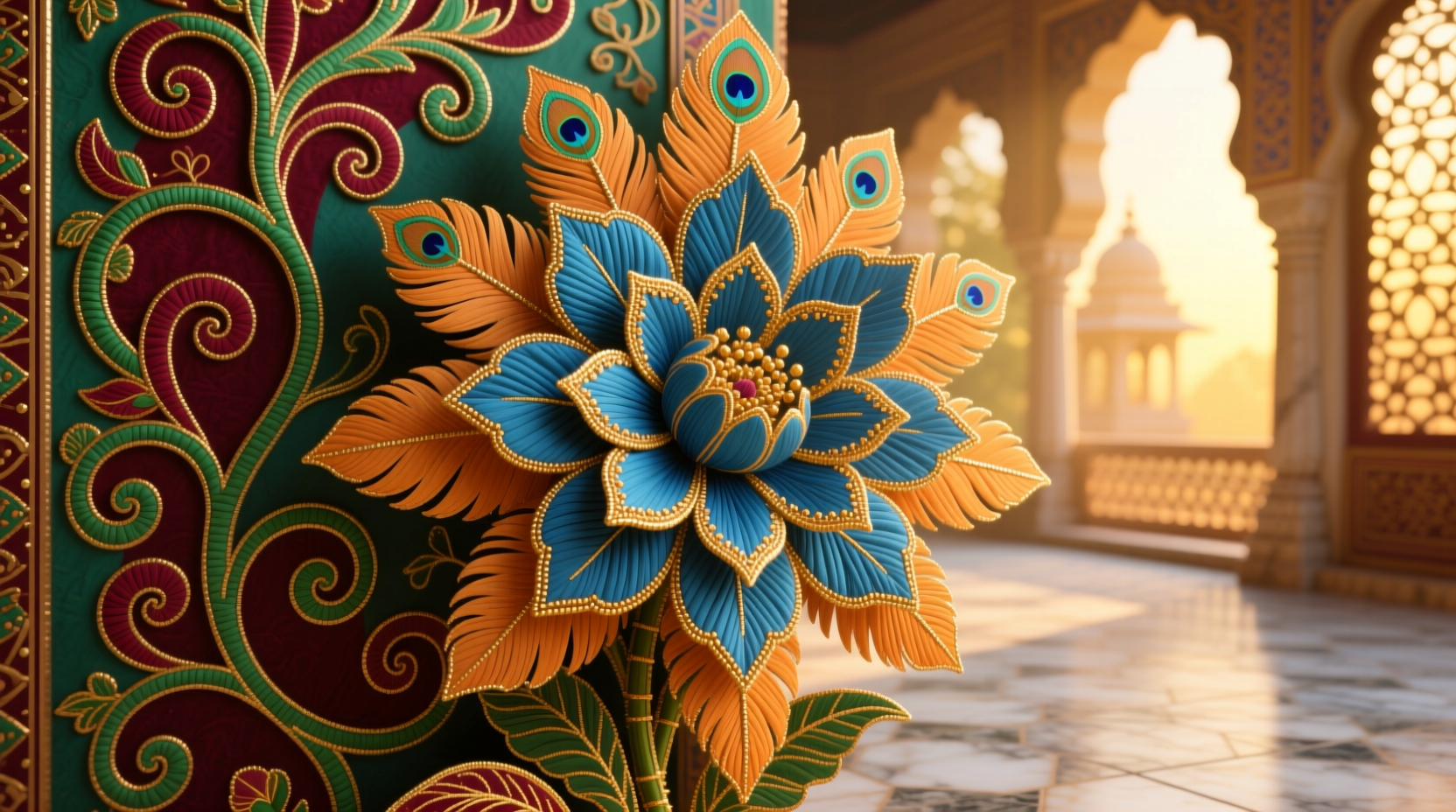 indian feather flower
