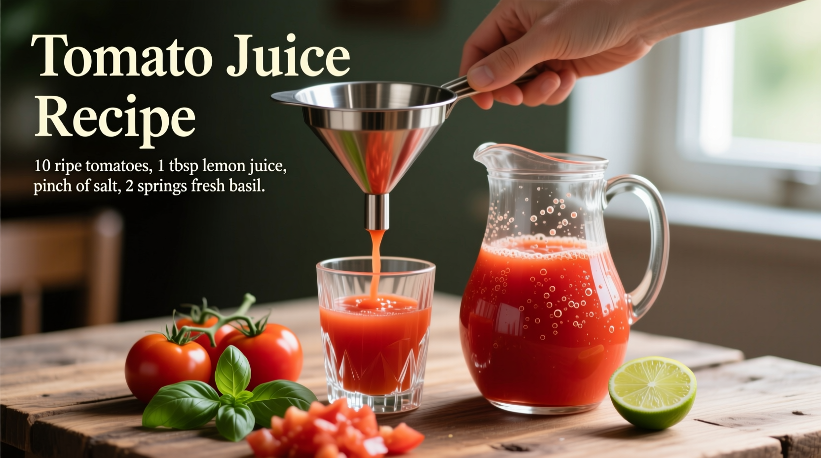 Perfect Homemade Tomato Juice Recipe in 20 Minutes