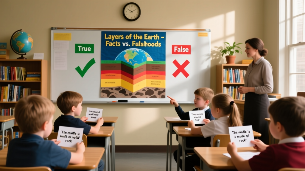 Layers of the Earth: Facts, Myths, and Evidence-Based Clarifications for Educators and Learners