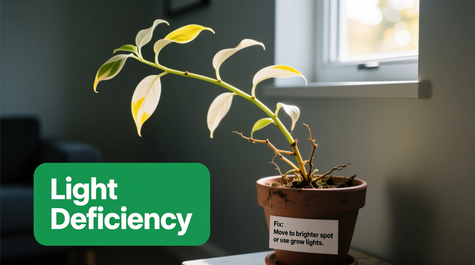 why is my plant growing sideways signs of light deficiency and fixes