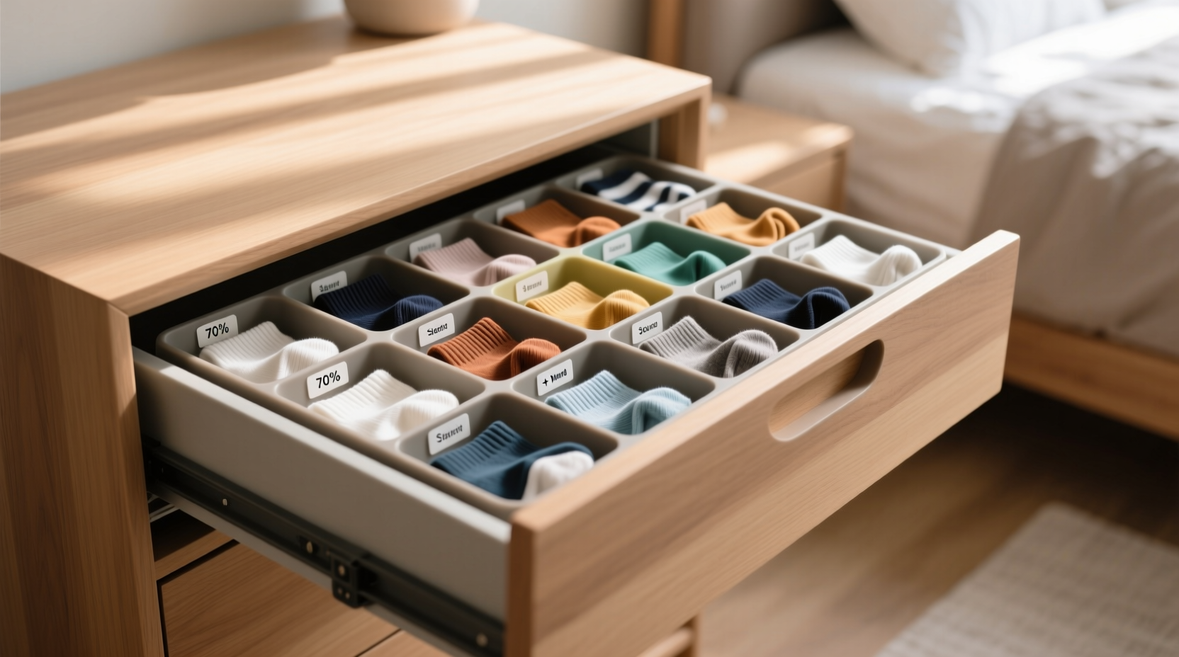 closet organization tips sock drawer insert worth it