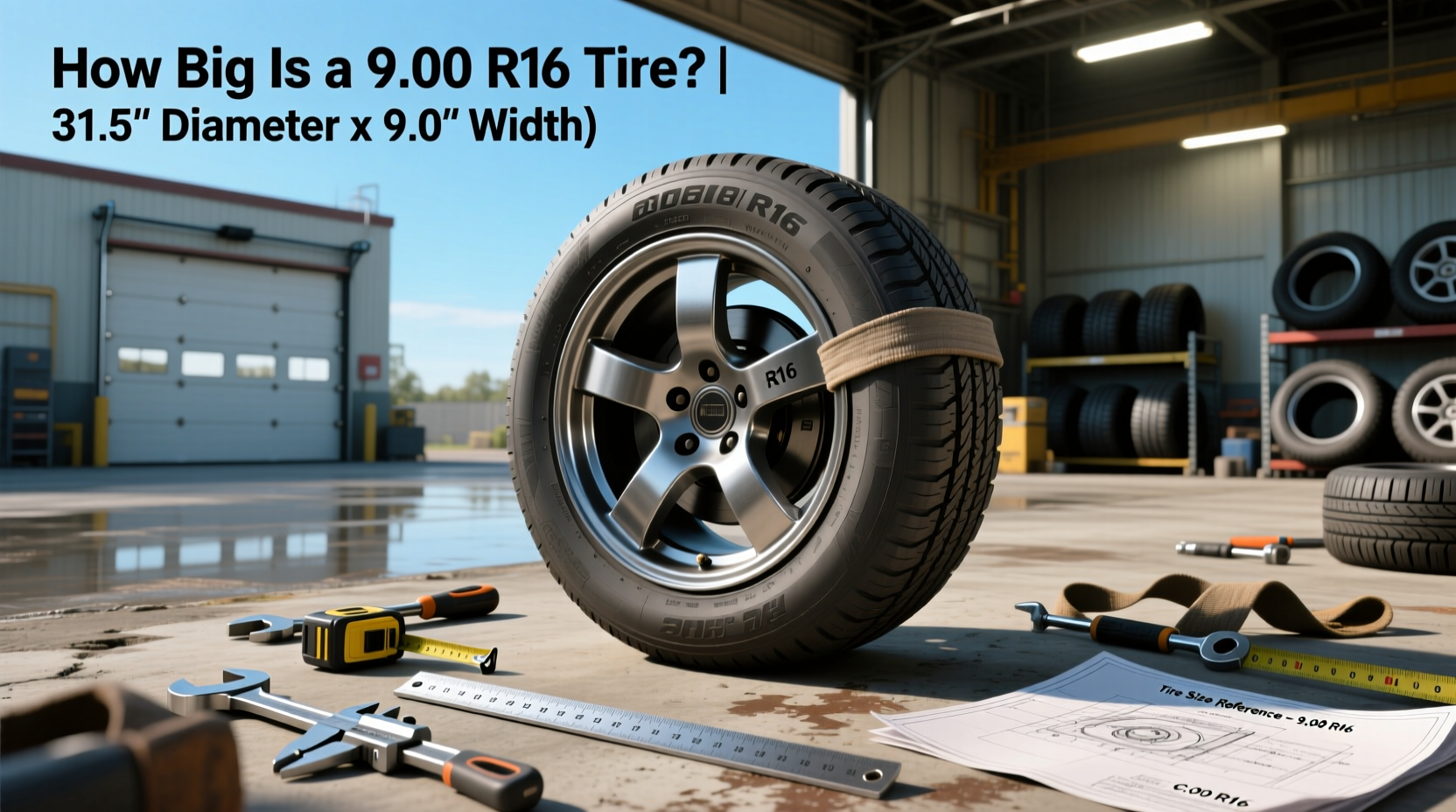 How to Choose Tires 900x16, How Big Is a 9.00 R16 in Inches?