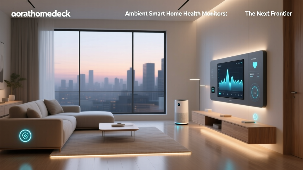 Ambient Smart Home Health Monitors: The Next Frontier