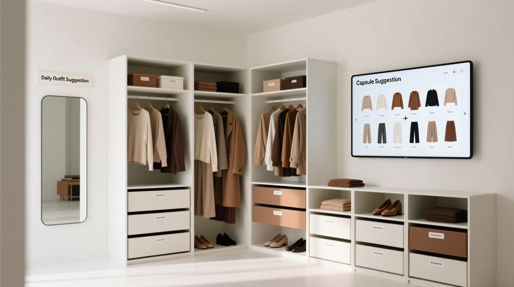 piece minimalist closet organization tips