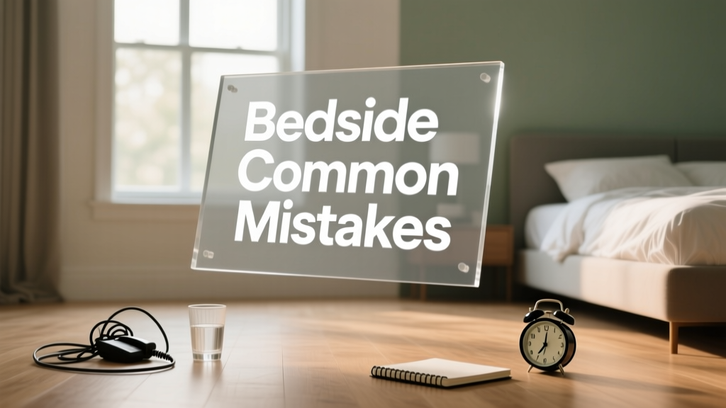 7 Bedside Common Mistakes That Sabotage Sleep, Safety, and Bedroom Functionality