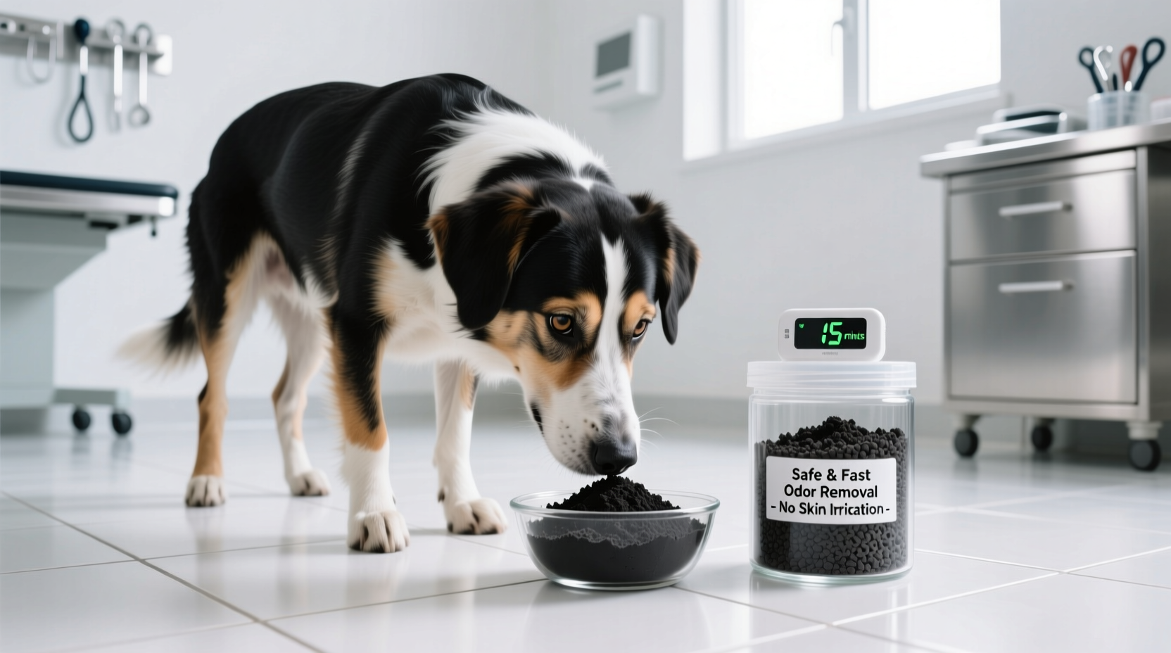 remove skunk odor from dogs activated charcoal method