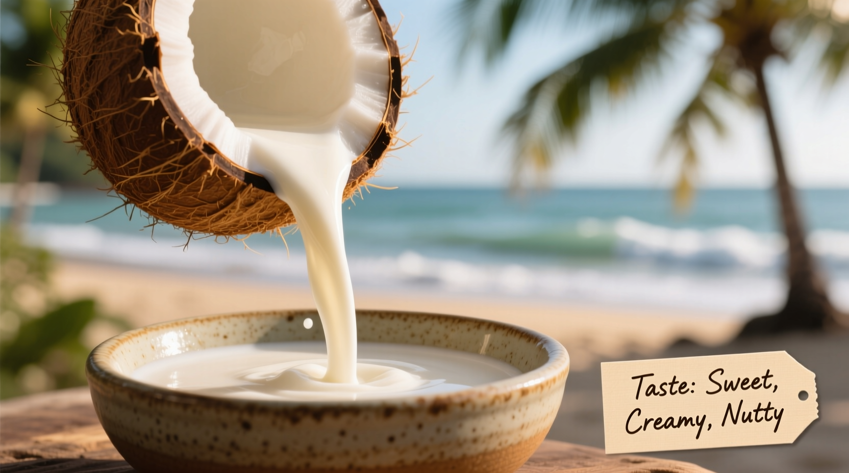 Coconut Milk Taste Profile: Creamy, Sweet & Nutty Explained
