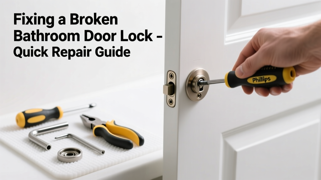 Fixing a Broken Bathroom Door Lock: Quick Repair Guide