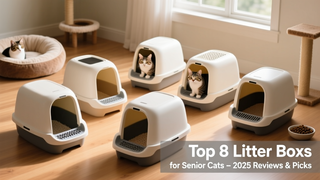 8 Best Litter Boxes for Older Cats – 2025 Reviews and Top Picks