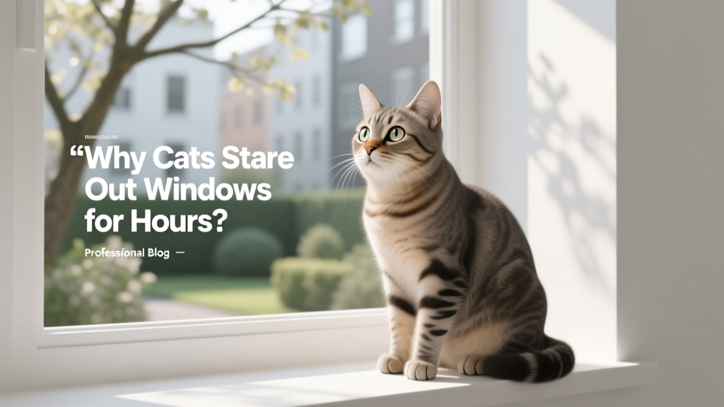 Why Cats Stare Out Windows for Hours