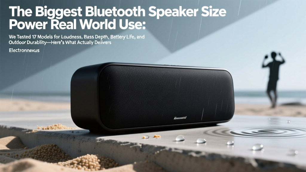The Biggest Bluetooth Speaker Size Power Real World Use: We Tested 17 Models for Loudness, Bass Depth, Battery Life, and Outdoor Durability—Here’s What Actually Delivers