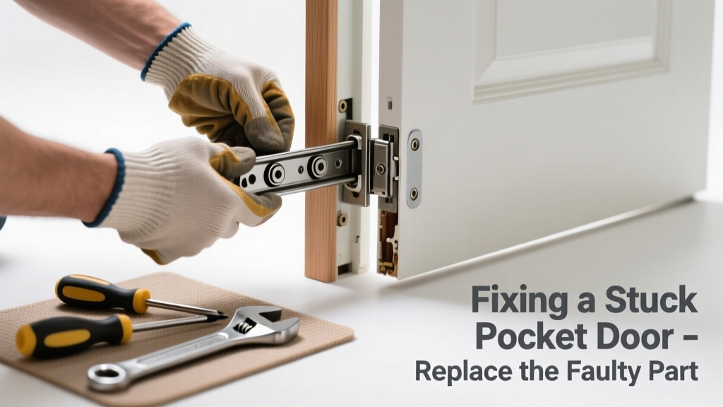 Fixing a Stuck Pocket Door: Replace the Faulty Part