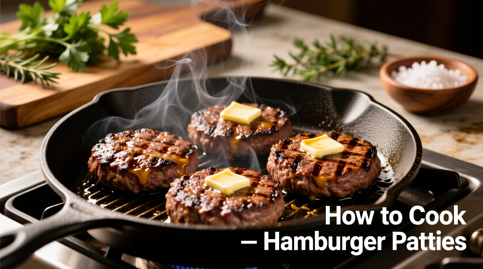 how to cook hamburger patties